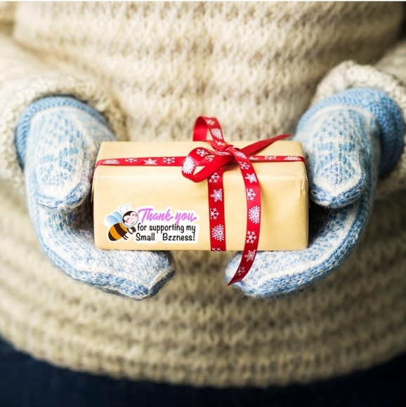 50 ct  Thank You Small Business Stickers for Packages - Picture 6 of 8